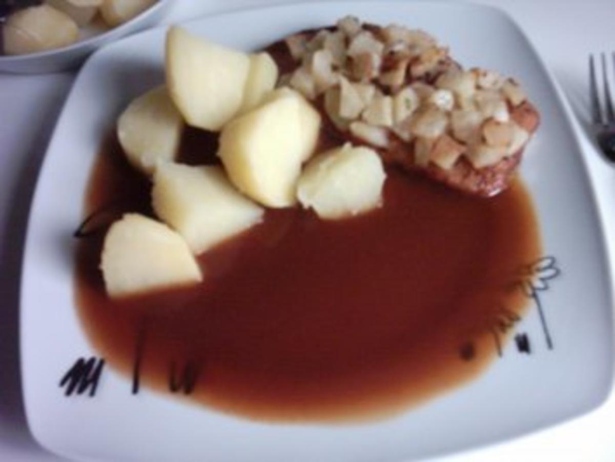 Kohlrabi-Schnitzel mit Rahmsoße und Salzkartoffeln - Rezept - Bild Nr. 5