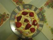 Gestrudeltes Erdbeer-Vanille-Dessert - Rezept