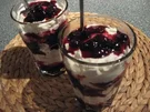 Spekulatius-Créme mit warmen Heidelbeeren - Rezept