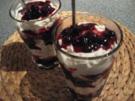 Spekulatius-Créme mit warmen Heidelbeeren - Rezept