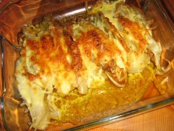 Chicorée in Honig gebraten und gratiniert - Rezept - Bild Nr. 5