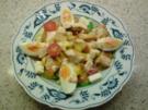 Salat mit Hühnerstreifen - Rezept