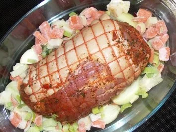 Spanferkelrollbraten - Rezept