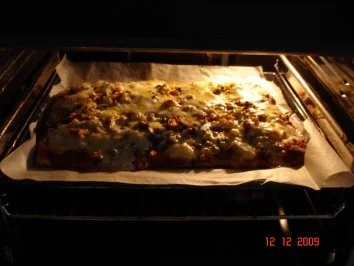 Rezept: Hack-Bechamel-Pizza Hack-Bechamel-Pizza - Rezept