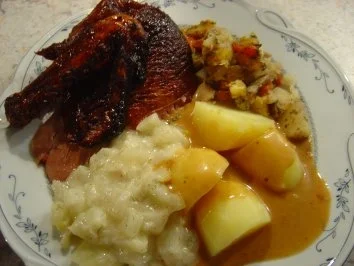 Rezept: Advents-Ente mit interessanter Füllung... Bild Nr. 2 Advents-Ente mit interessanter Füllung... - Rezept - Bild Nr. 2