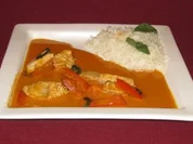 Hühnchen Panaeg mit Basmatireis - Rezept