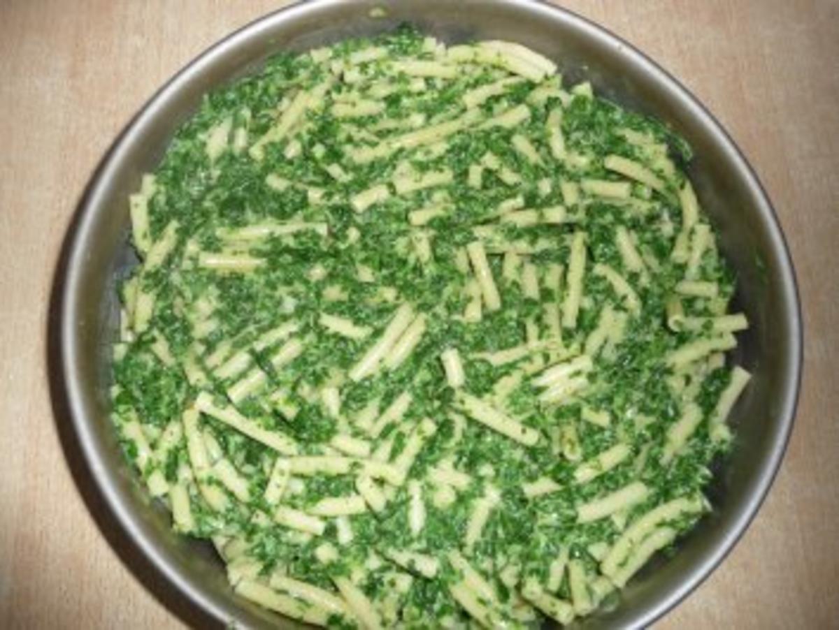 Lachs - Nudel - Spinat - Torte - Rezept - Bild Nr. 4
