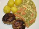 Hackfleischklopse mit Mischgemüse und Salzkartoffeln - Rezept