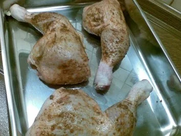 Hähnchenschenkel im bunten Gemüsebett - Rezept - Bild Nr. 4