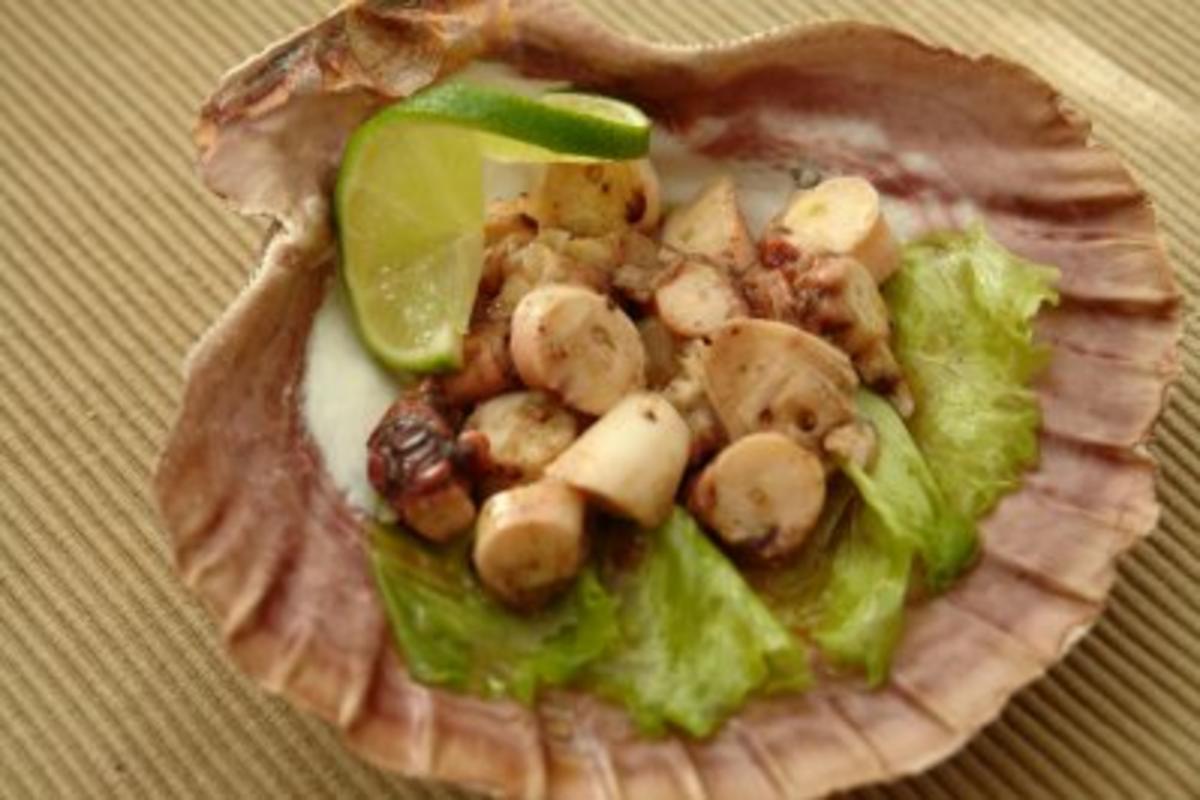 Oktopus Salat - Rezept
