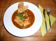 Huhn Marengo mit Champignons - Rezept