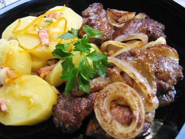 Rezept: Hähnchenleber mehliert .... Bild Nr. 14 Hähnchenleber mehliert .... - Rezept - Bild Nr. 14