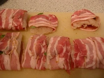 Fisch -  Eingewickelter Lumb an Ofengemüse - Rezept - Bild Nr. 3