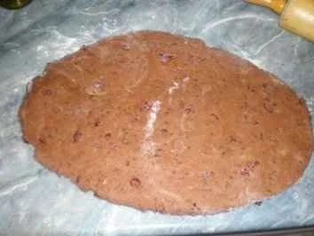 Christstollen der   sich in der Sonne  gebräunt hat - Rezept - Bild Nr. 3