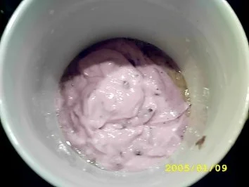 Käsekuchen: kleine lila Sünde aus der Mikrowelle - Rezept - Bild Nr. 3