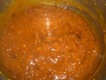 Rezept: Kürbiskonfitüre mit Aprikosen und Vanille Bild Nr. 6 Kürbiskonfitüre mit Aprikosen und Vanille - Rezept - Bild Nr. 6