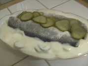 Bismarkhering in Sahne-Joghurt -Crem - Rezept