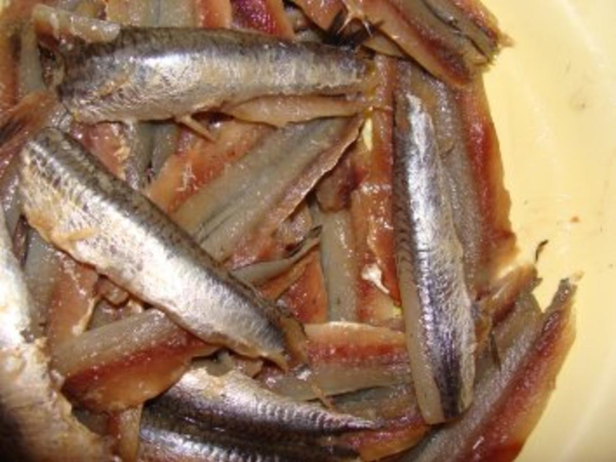Fisch Marinierte Sardinen AnchovisSardellen Rezept kochbar.de