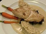 Frikassee vom Huhn an Tee-Risotto - Rezept - Bild Nr. 9