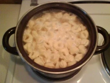 Rezept: Nudeln: Käsetortellinis mit Käse-Austernpilzsoße Bild Nr. 4 Nudeln: Käsetortellinis mit Käse-Austernpilzsoße - Rezept - Bild Nr. 4