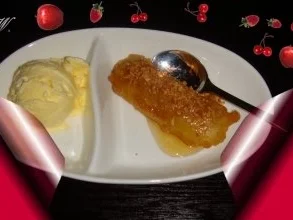 Rezept: Banane..im Sekt-Teig..mit Eis Banane..im Sekt-Teig..mit Eis - Rezept