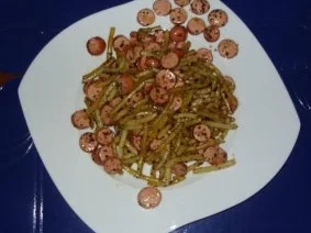 Scharfgebratene Nudeln mit Würstchen - Rezept - Bild Nr. 4