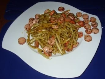 Scharfgebratene Nudeln mit Würstchen - Rezept - Bild Nr. 5