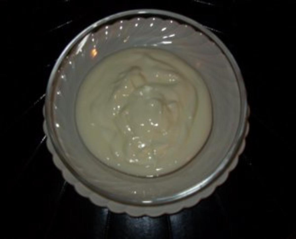 Joghurt mit Mangopüree und Mango-Bananenkugeln und ein Hauch von Schokolade - Rezept - Bild Nr. 3
