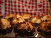 Makronen mit Schokoüberzug - Rezept