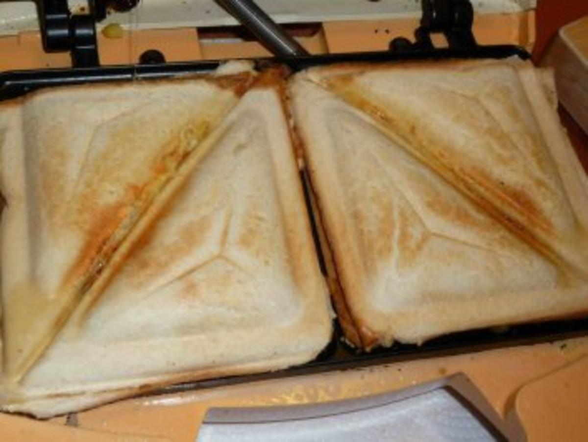 Sandwich im Sandwichmaker