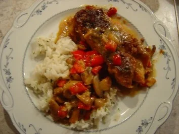 Hähnchenbrust nett verpackt... mediteran angehaucht... - Rezept