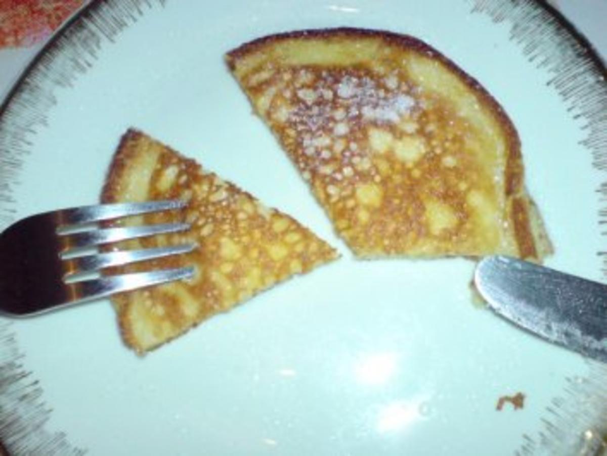 Frühstück mit Brote, Pancakes und einer Tasse Kaffee - Rezept - Bild Nr. 19