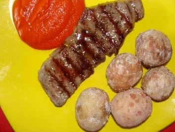 Beilage - Papas arrugadas con moja roja picante sh. KB - Rezept