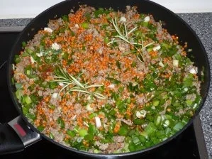 Lammhackfleisch mit Roten Linsen - Rezept - Bild Nr. 7