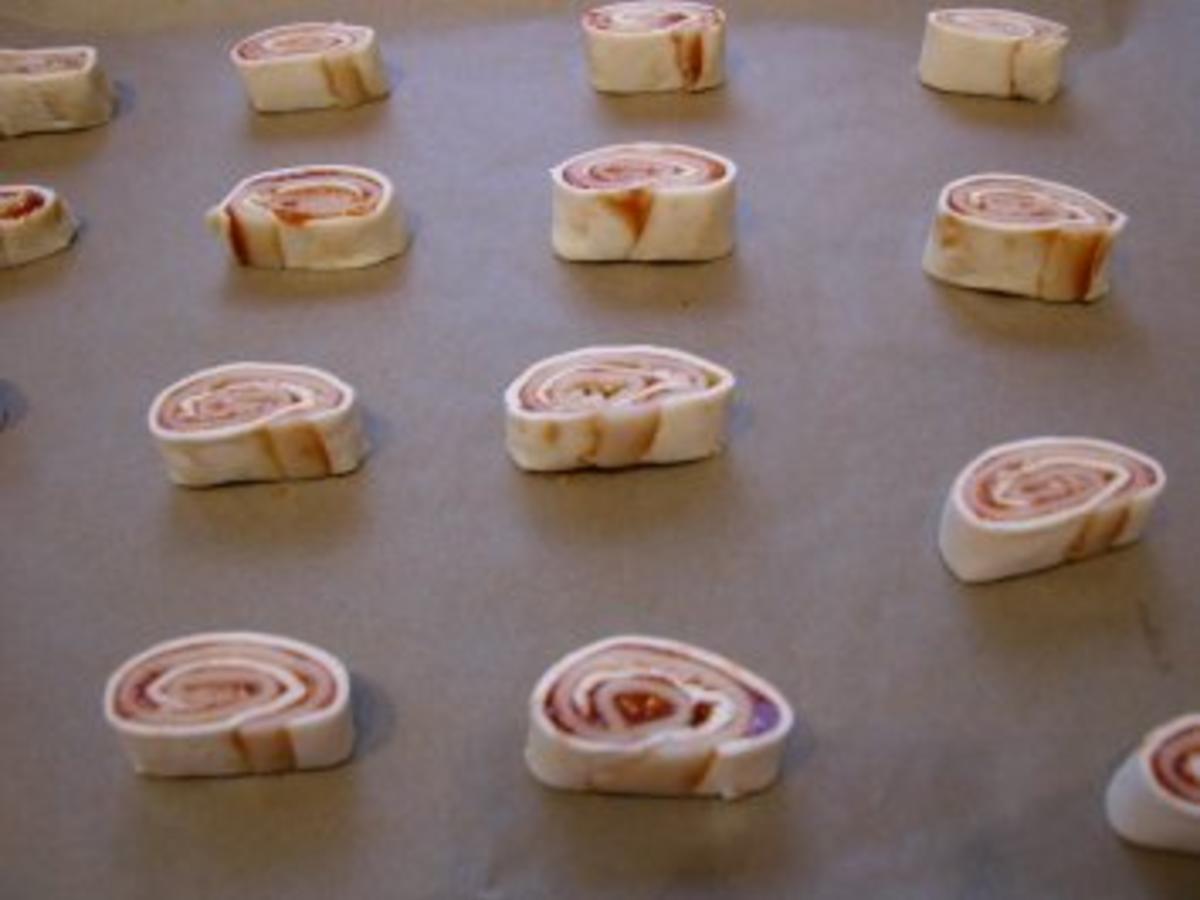 Plätzchen Hagebutten Blätterteig Schnecken - einfach - von Pastapabst