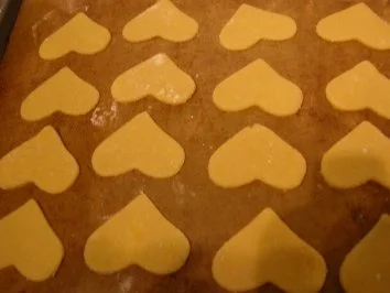 Rezept: Plätzchen - Rot -Weiße Herzen Bild Nr. 2 Plätzchen - Rot -Weiße Herzen - Rezept - Bild Nr. 2