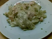 Feine Lachs-Bandnudeln - Rezept