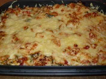 Reste-Tortellini-Gemüse-Auflauf - Rezept