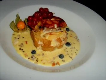 Bratapfel..mit..leckerer Füllung mit Sektschaum - Rezept