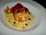 Bratapfel..mit..leckerer Füllung mit Sektschaum - Rezept