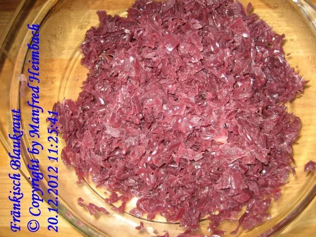 Gemüse – Fränkisch Blaukraut - Rezept