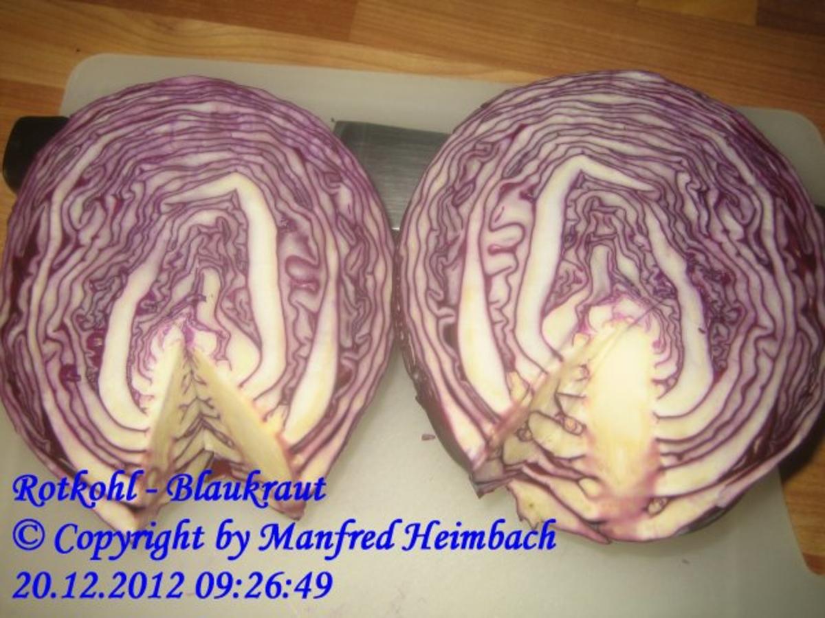 Gemüse – Fränkisch Blaukraut - Rezept - Bild Nr. 2