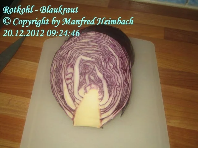 Gemüse – Fränkisch Blaukraut - Rezept - Bild Nr. 3