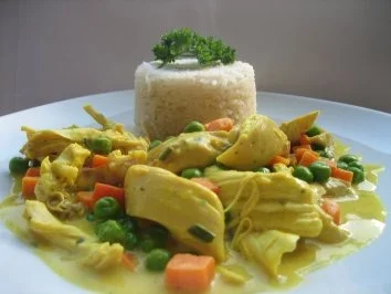 Safran-Estragon-Hähnchen für Eilige - Rezept