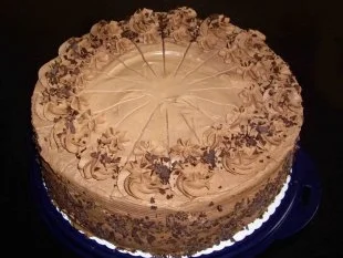 Rezept: Schokosahne - Torte Schokosahne - Torte - Rezept