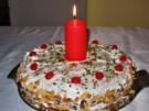 Weihnachtstorte aus Mandeln - Rezept