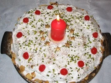 Weihnachtstorte aus Mandeln - Rezept - Bild Nr. 3