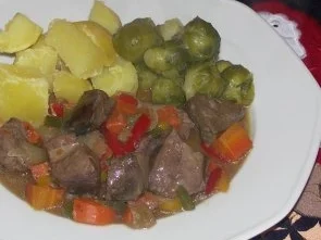 Hirschleberraguot - Rezept