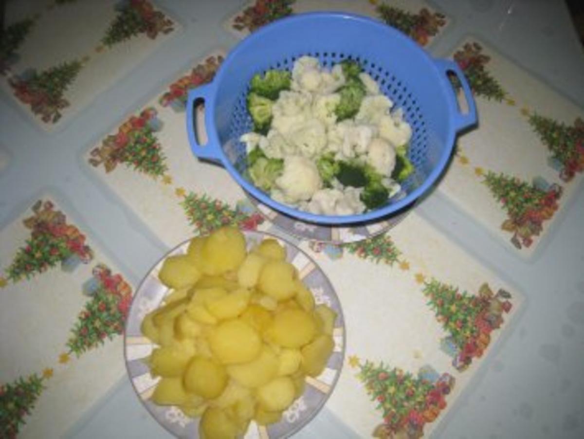 Kartoffel- Blumenkohl- Broccoli- Auflauf - Rezept - Bild Nr. 3