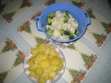 Rezept: Kartoffel- Blumenkohl- Broccoli- Auflauf Bild Nr. 3 Kartoffel- Blumenkohl- Broccoli- Auflauf - Rezept - Bild Nr. 3